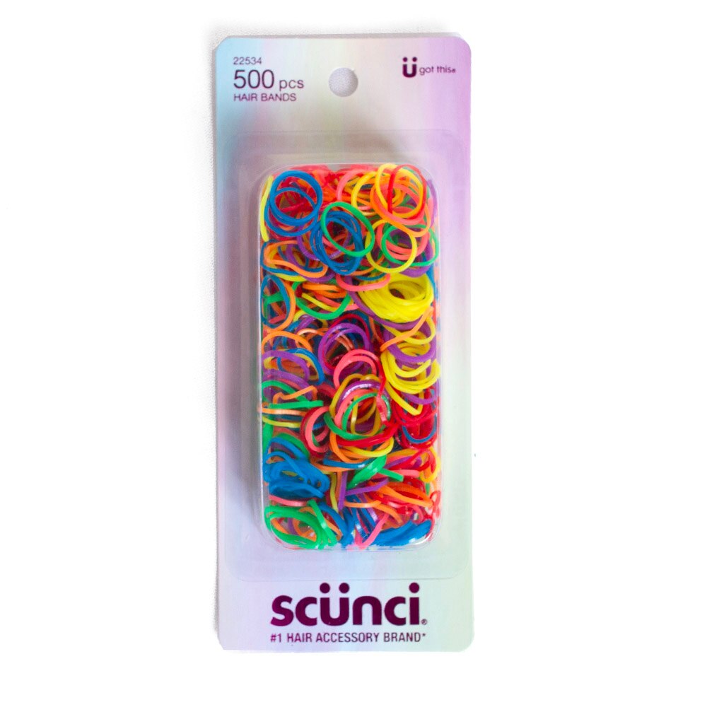 Hair Care, Health & Beauty, Polyband, Hair Tie, Bright, 500 pack, 590370
